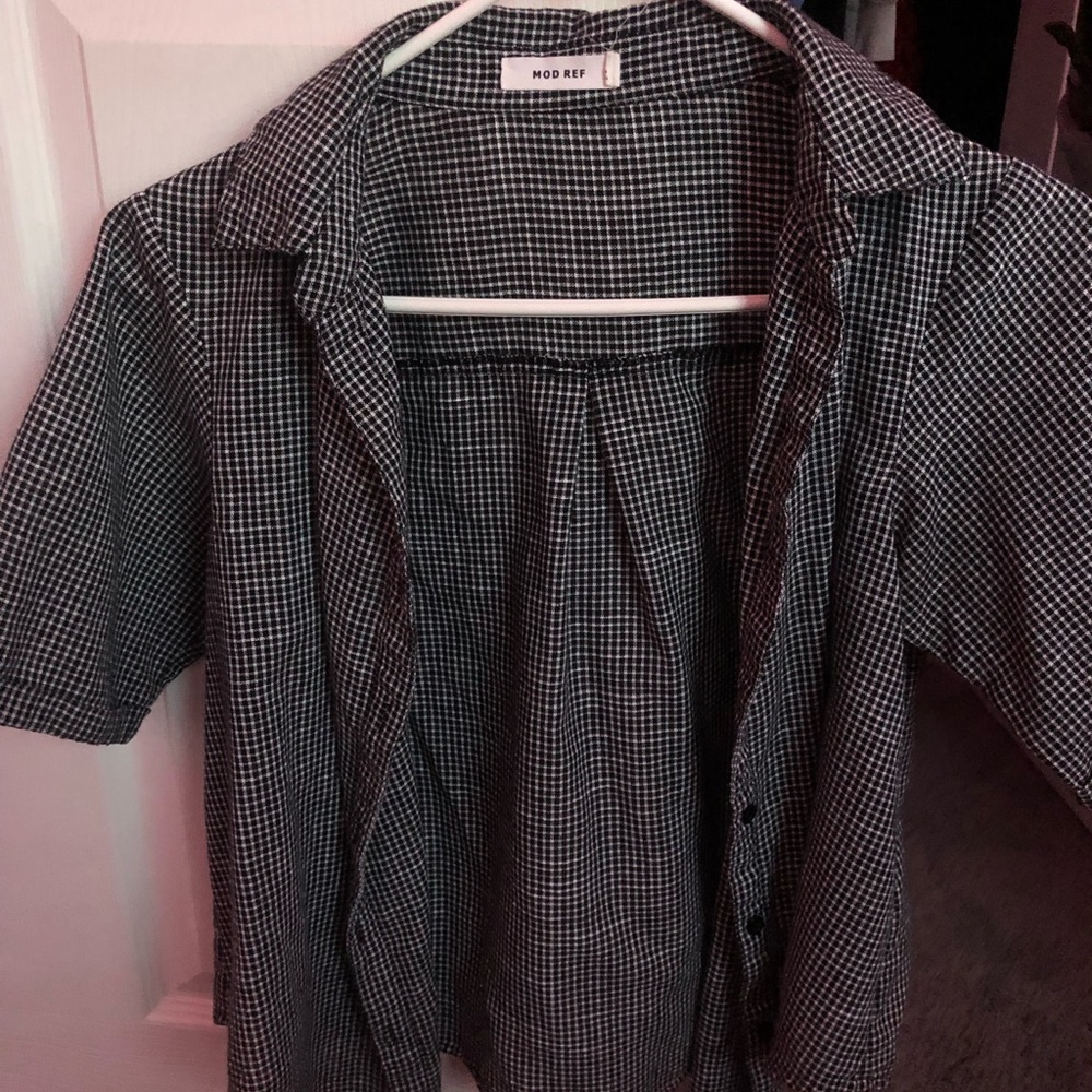 button up collar top
